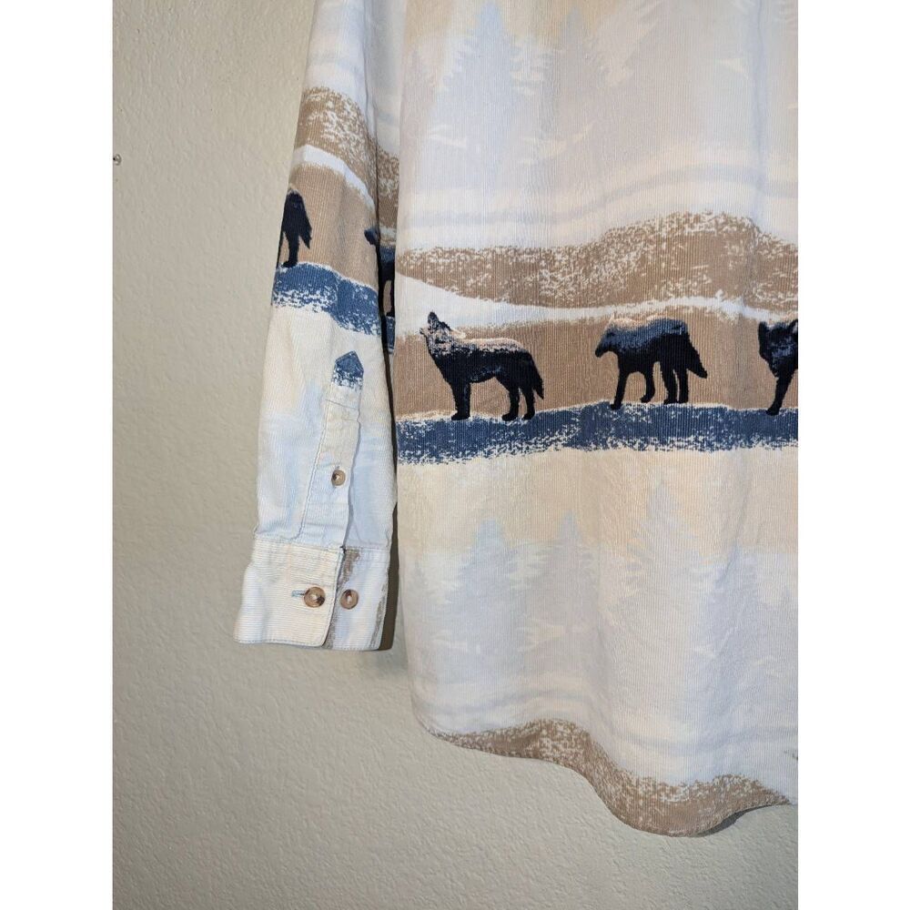 Bit & Bridle White and Blue Button Down Shirt - Picture 6 of 16
